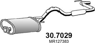 Bakre eksospotte ASSO 30.7029 Bakre eksospotte ASSO 30.7029