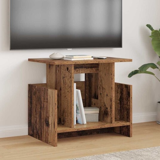  TV benk 2 pcs Gammelt tre 50 x 35 x 45 cm Konstruert tre