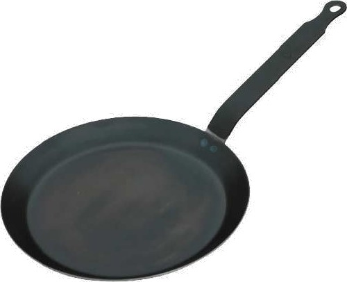 De Buyer 5303.20 Rund Crêpepanne Sort Strykejern Keramisk Gass Halogen Induksjon Forseglet Plate Frankrike