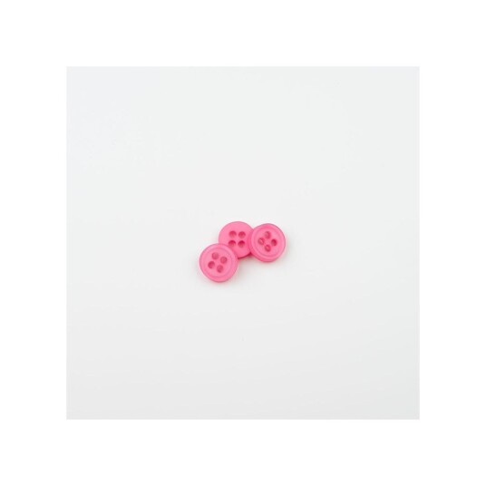 Skjorteknapp Rosa, 9mm