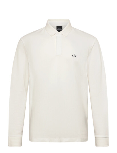 Armani Exchange Polo Shirt - Cream - M