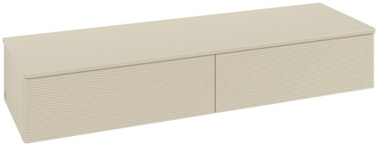 Villeroy & Boch Villeroy & Boch Antao Sideskap 160x50x26,8 cm m/lys Grå Matt Villeroy & Boch Villeroy & Boch Antao Sideskap 160x50x26,8 cm m/lys Grå Matt