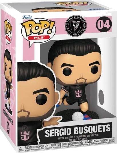 Northix Sergio Busquets Funko Pop! Vinylfigur Inter Miami samleobjekt Northix Sergio Busquets Funko Pop! Vinylfigur Inter Miami samleobjekt