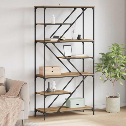 Bokhylle Artisan Eik 91 x 36 x 176 cm Konstruert tre