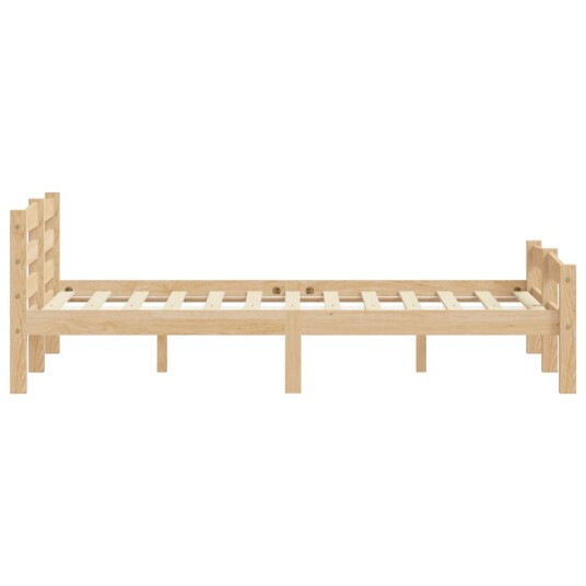 vidaXL Sengeramme heltre furu 160x200 cm