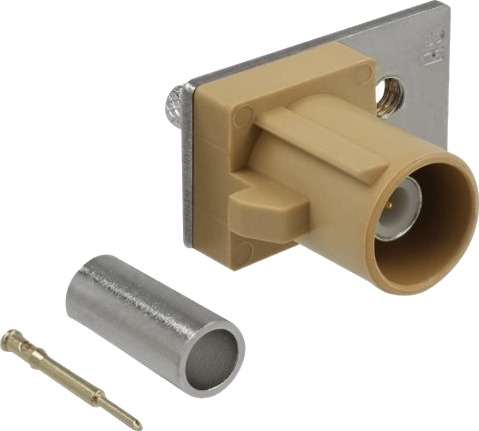 Delock Påknipsbar Mulighetsmodulfrontplate Fakra I Beige Ral 1001 1 Sett