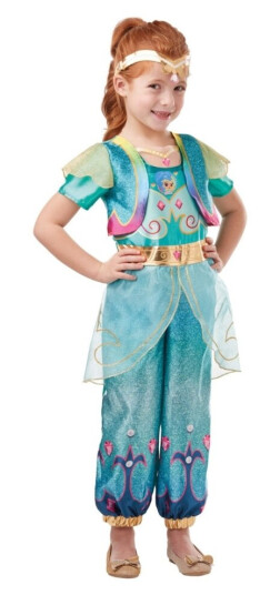 Shimmer Og Shine - Shine Udklædningstøj (2-6 År)(Str. 98/T) Shimmer Og Shine - Shine Udklædningstøj (2-6 År)(Str. 98/T)