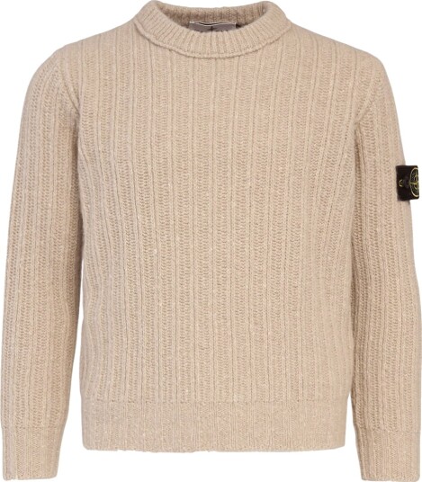 Stone Island Genser Strikk Gips Stone Island 14 år (164) Genser Beige