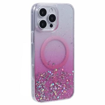 iPhone 16 Pro Max Sparkle Glow MagSafe deksel Rosa