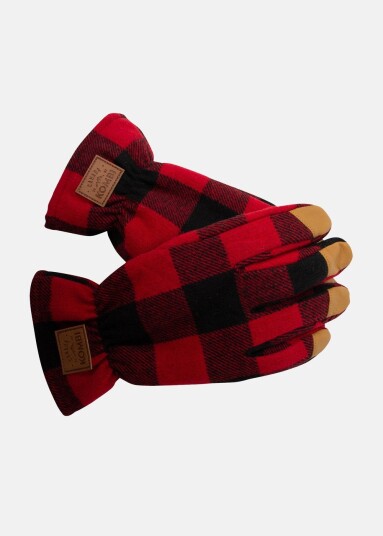 Timber Mens Glove Red Buffa Pl M Skihansker