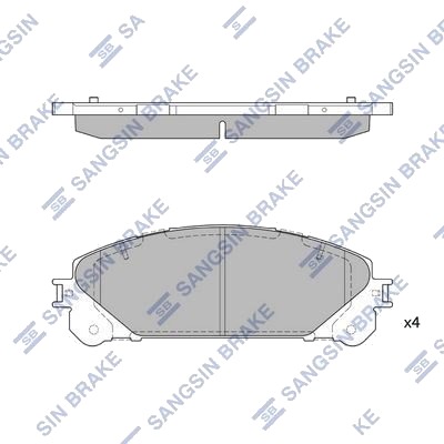 Hi-Q SP2137 Bremseklosser