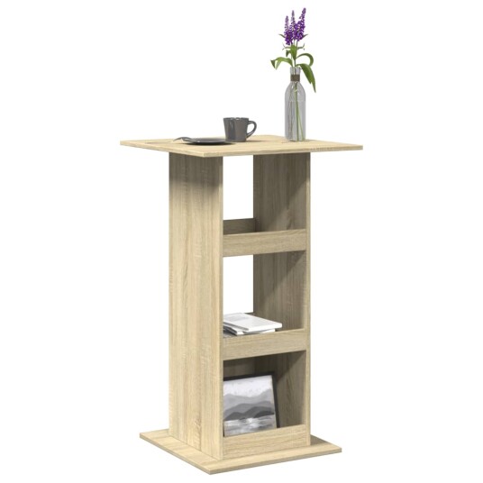  Barbord med oppbevaring sonoma eik 60x60x102 cm konstruert tre 8721158386182