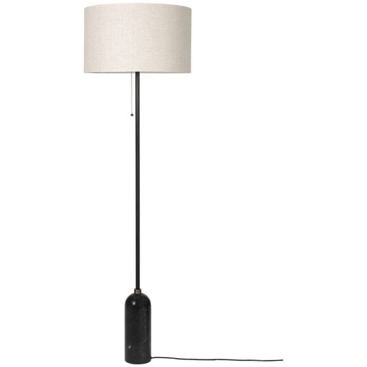 Gubi Gravity Gulvlampe Svart Marmor/Canvas Gubi Gravity Gulvlampe Svart Marmor/Canvas