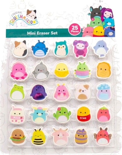 Squishmallows Viskelærersett 25 Stk. 333-231675 Squishmallows Viskelærersett 25 Stk. 333-231675