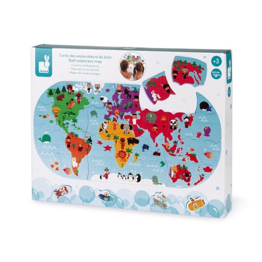 Janod Puslespill Badeleke Explorers Map