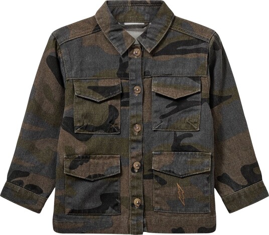 Sofie Schnoor Denimjakke Hectorian Brown Sofie Schnoor 4 år (104) Denimjakker Brun Grønn Svart