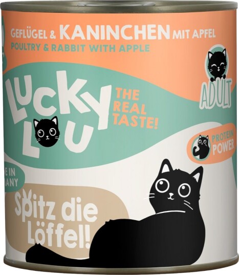 Lucky Lou Våtfôr Adult Fjærkre Og Kanin 6 X 800 G