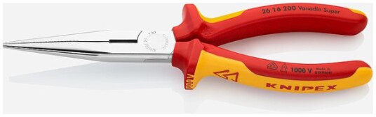 Knipex 200mm Nebbtang med Isolert Håndtak