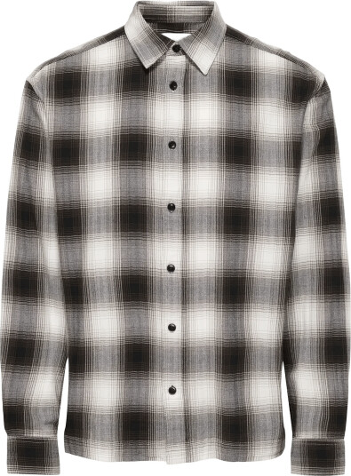 ONLY & SONS Onskosta Ls Check Reg Shirt Brown XS