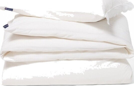 LEXINGTON Bomullspoplin scallop wing sengesett 200x220cm Hvit