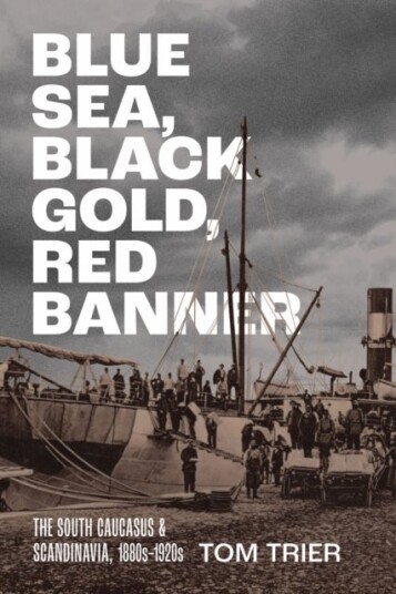 Blue Sea Black Gold Red Banner