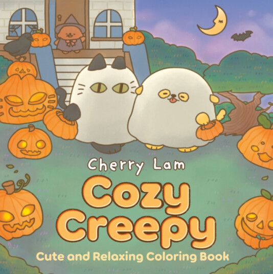 Cozy Creepy  Cute and Relaxing Coloring Book [A Halloween Coloring Book]