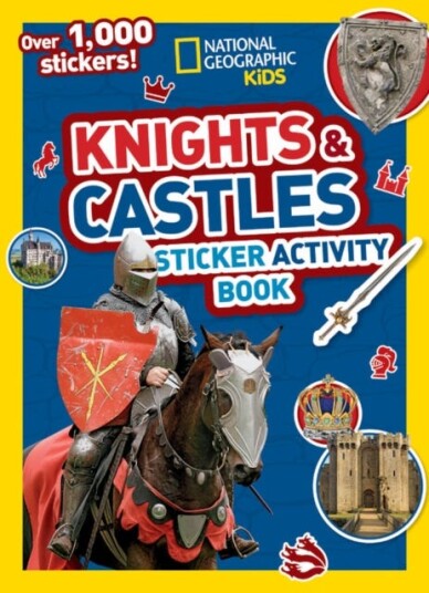 Knights and Castles Sticker Activity Book Colouring, Counting, 1000 Stickers and More!