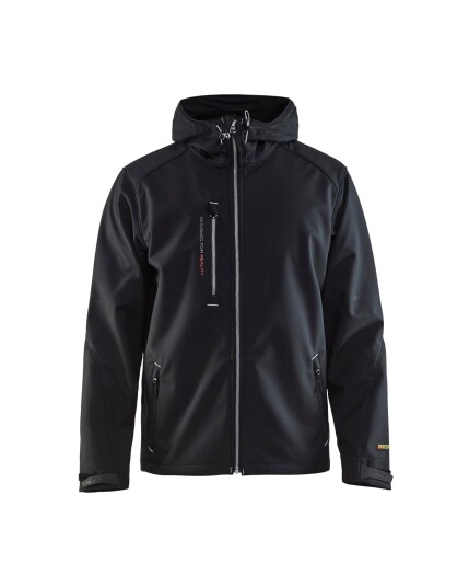Blåkläder Softshelljakke Svart/sølv 4XL