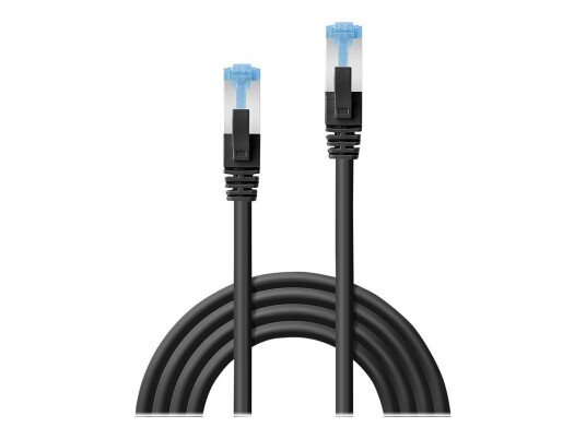 Lindy Cat6a 15 m S/FTP Koblingskabel Sort med RJ-45