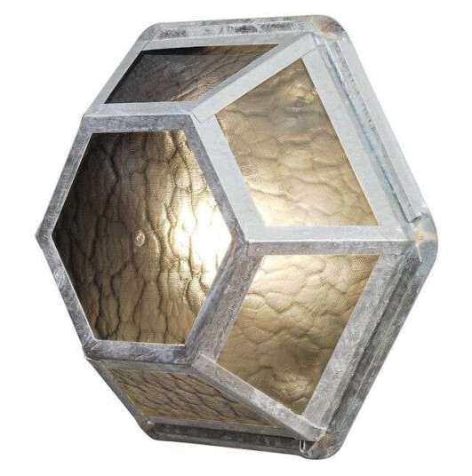 Konstsmide Castor Vegglampe Galvaniseret