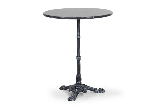 Brafab Loire marmorbord Grå med svarte elementer 60 cm Svart Brafab Loire marmorbord Grå med svarte elementer 60 cm Svart