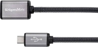 Usb-Kabel Kruger&Matz Usb-A Til Microusb 1 M Svart Km0332