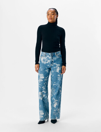 Object Objsava Emel Straight Jeans 137 - Blue - S
