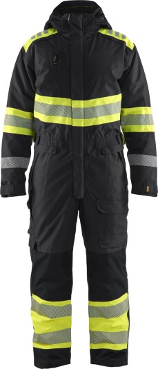 Blåkläder Vinterkjeledress 6720 Varsel, Svart/Gul MS