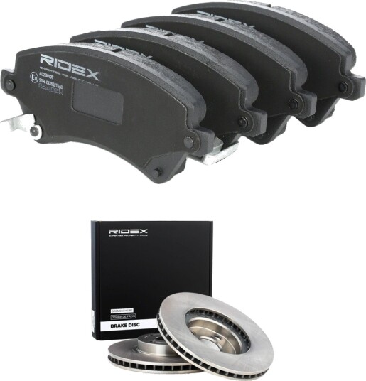 Bremseskiver og -klosser RIDEX 3405B2622