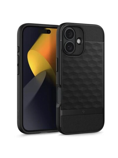 Spigen Caseology Parallax MagSafe matte black iPhone 16