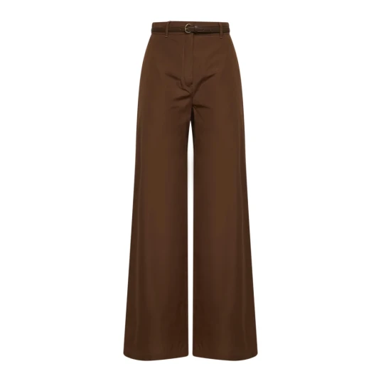 Max Mara Studio Dame Bukser Brun L, Max Mara Studio Dame Bukser Brun L,