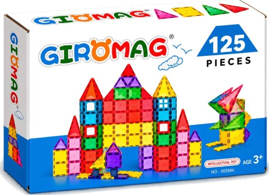 Giromag Magnetisk Byggesett 125 Deler