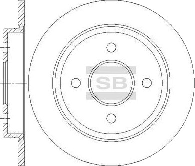 Bremseskive Hi Q SD5338