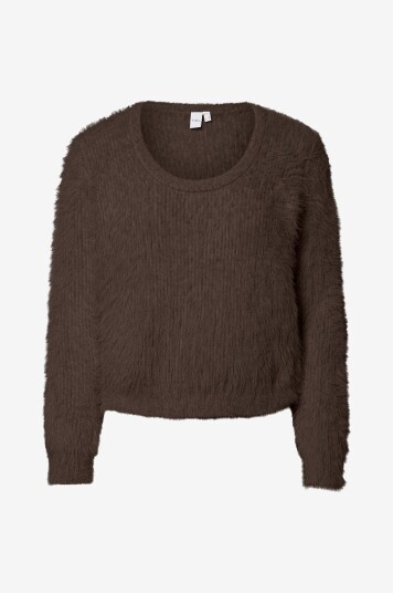 Yas Pullover yasLava LS Knit Brun