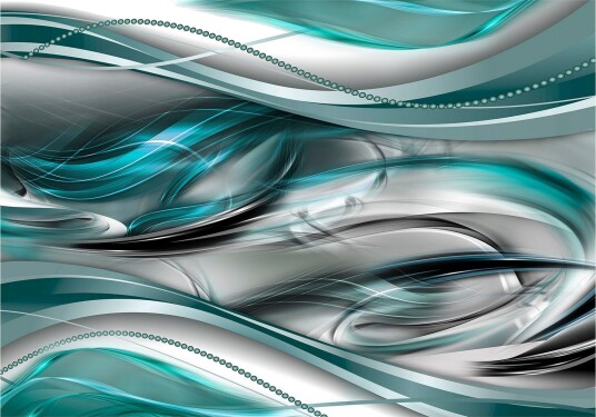 Fototapet Tunnels Green 100x70 - Artgeist sp. z o. o.