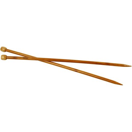 Strikkepinner L: 35 cm størrelse 8 mm 1 par Strikkepinner L: 35 cm størrelse 8 mm 1 par