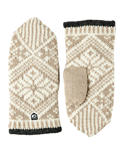 Nordic Wool Mitt Beige/Offwhite (10)
