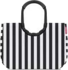 Reisenthel Reisenthel Loopshopper L Svart Hvit Polyester Handlenett Mønster 25 L 460 Mm