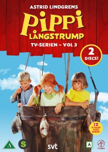 Pippi Langstrømpe  TVSerien  Vol 3 DVD