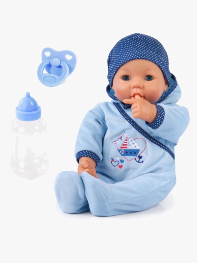 Bayer Design Hello Baby Boy Interaktiv Dukke Bayer Design Hello Baby Boy Interaktiv Dukke