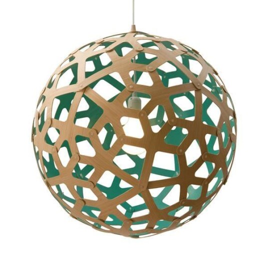 David Trubridge Korall Ø80 Aqua Taklampe David Trubridge Korall Ø80 Aqua Taklampe