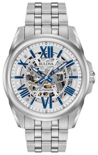 Bulova Herreklokke 96A187 Bracelet Hvit/Stål Ø43 mm Bulova Herreklokke 96A187 Bracelet Hvit/Stål Ø43 mm