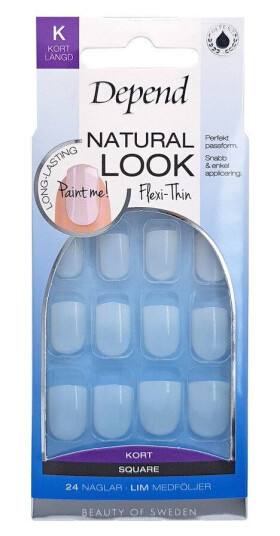 Depend Natural Look Short Square 24pcs Depend Natural Look Short Square 24pcs