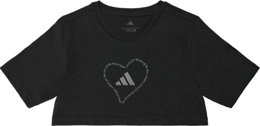 Adidas Sportswear Jg Satin T Black 128